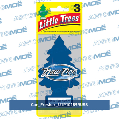 Ароматизатор Ёлочка "Новая машина" U1P10189RUSS Car Freshner (фото №1)