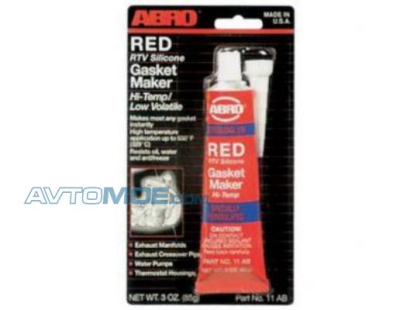 Герметик высокотемпературный красный 85гр 11ABR Abro (фото №1)