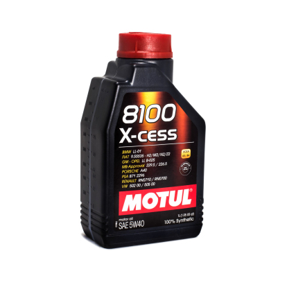 Масло моторное Motul 8100 X-cess A3/B4 5W-40 1л 102784 Motul (фото №2)